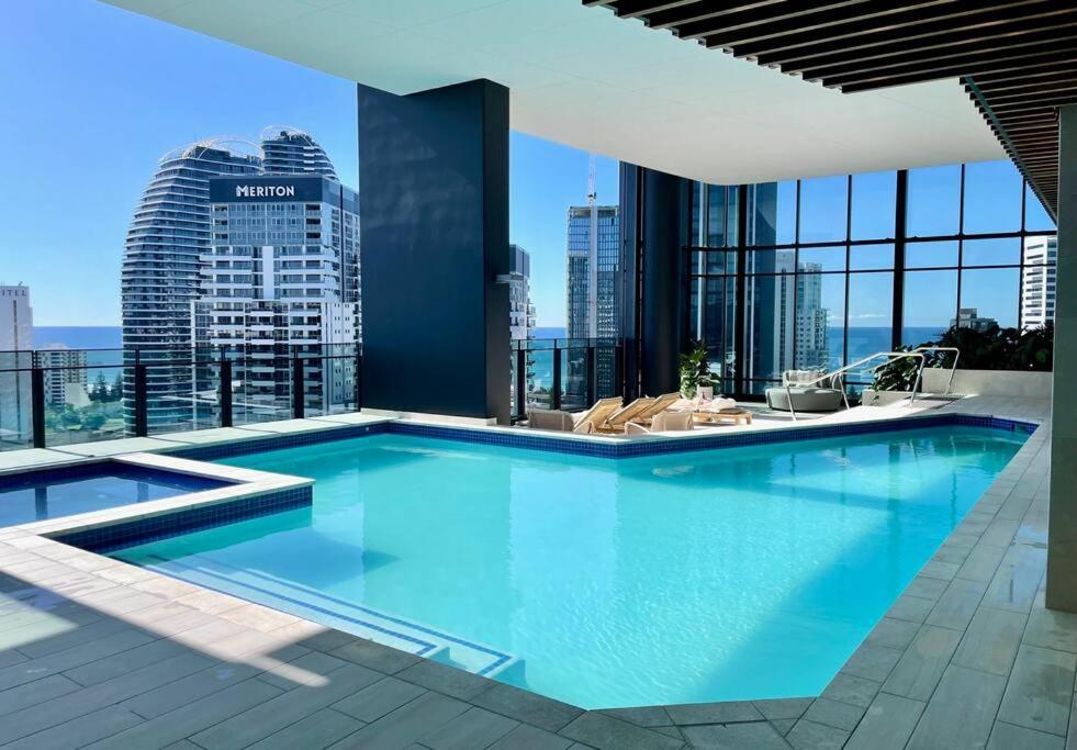 Luxury Stunning Riverview 1 Bedroom Apt 479F Gold Coast Kültér fotó